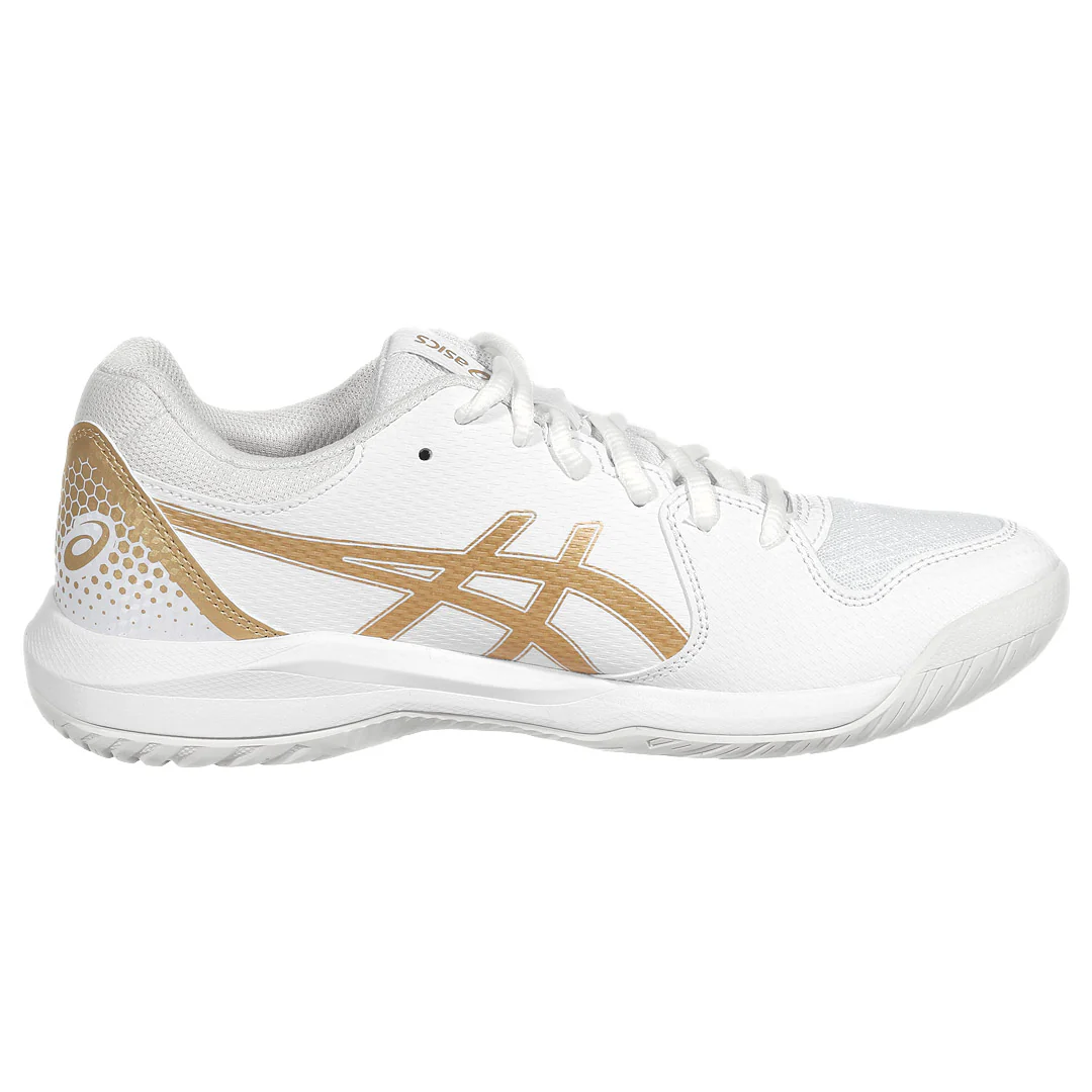 Asics Women's Gel-Dedicate 8 - Pickleball - White/Champagne - Image 2