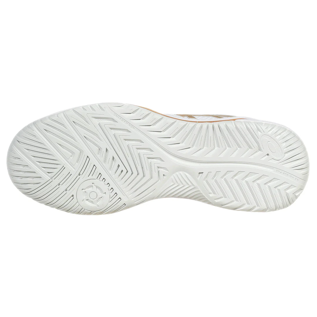 Asics Women's Gel-Dedicate 8 - Pickleball - White/Champagne - Image 3