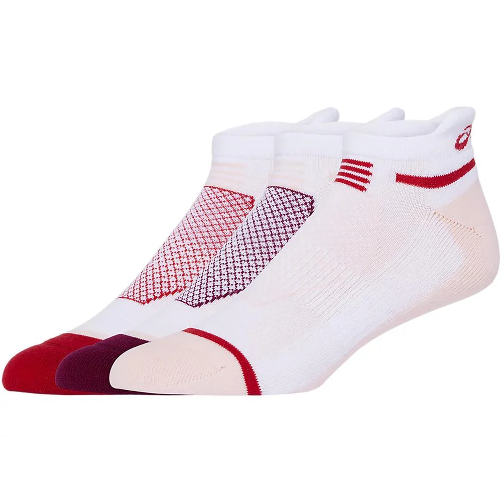 Asics Women's Intensity 2 Socks - Brilliant White/Red - Image 2