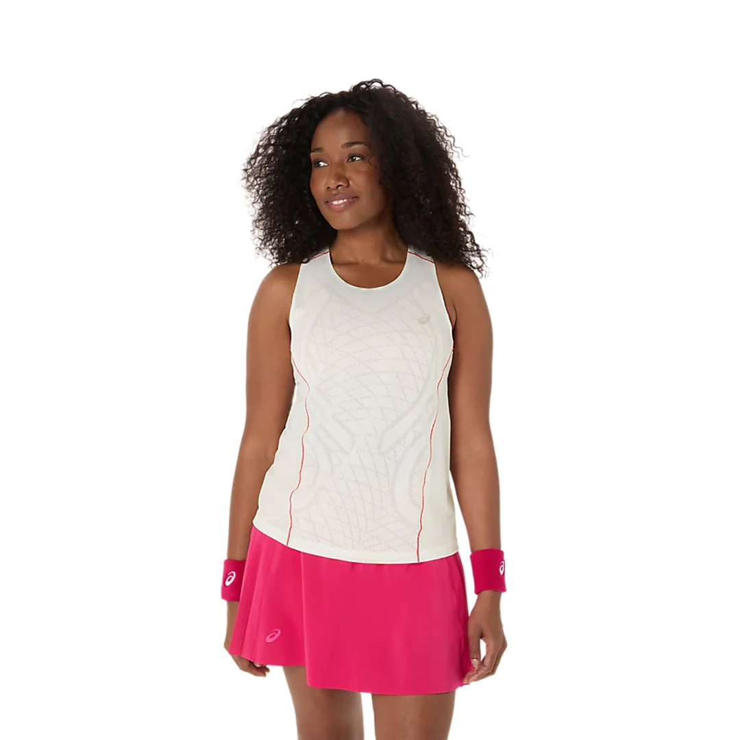Asics Women's Match Actibreeze Tank - Cream - Image 2