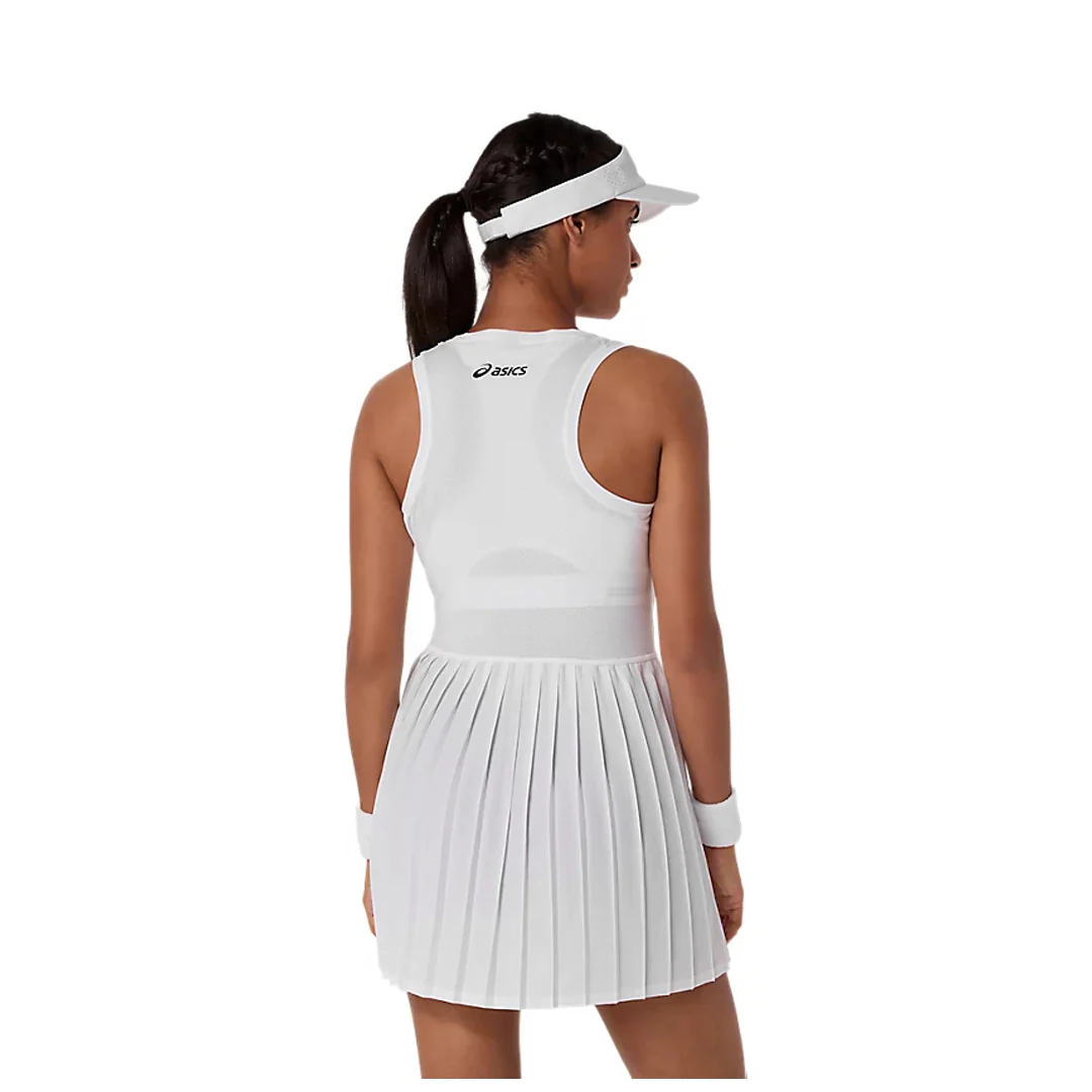 Asics Women's Match Pleated Dress - Brilliant White - Image 3