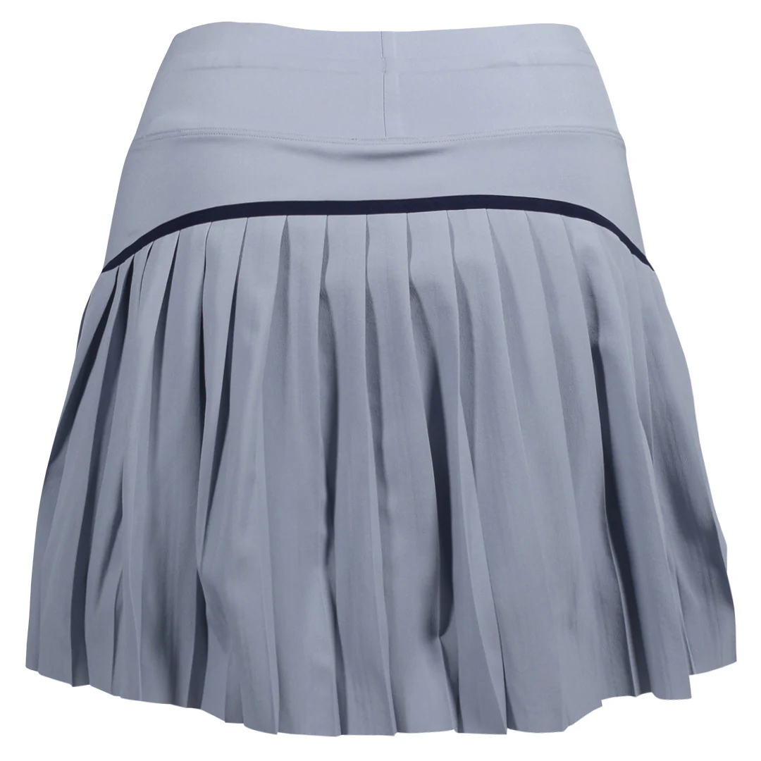 Asics Women's Match Pleated Skort - Grey Blue - Image 2