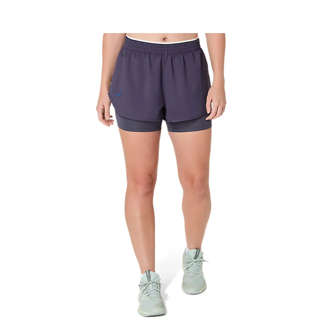 Asics Women's Match Short - Indigo Fog - Image 2
