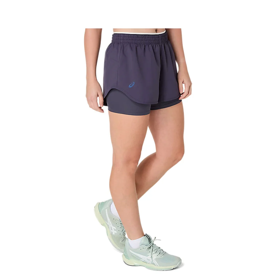 Asics Women's Match Short - Indigo Fog - Image 4