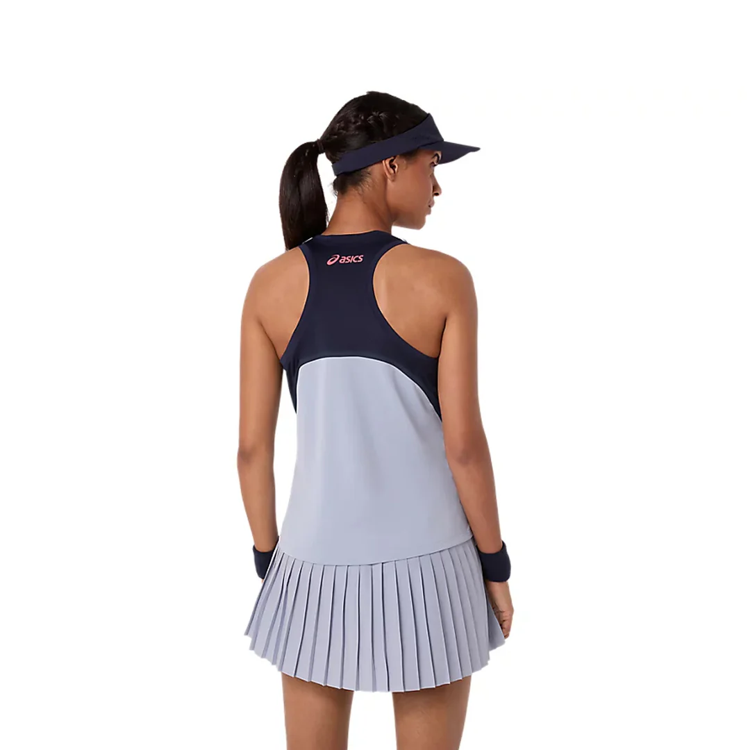 Asics Women's Match Tank - Grey Blue - Image 3