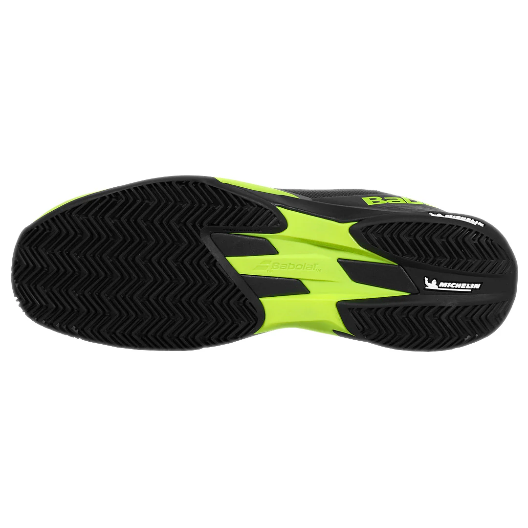 Babolat Men's Jet Mach 4 - Clay - Black/Aero - Image 3