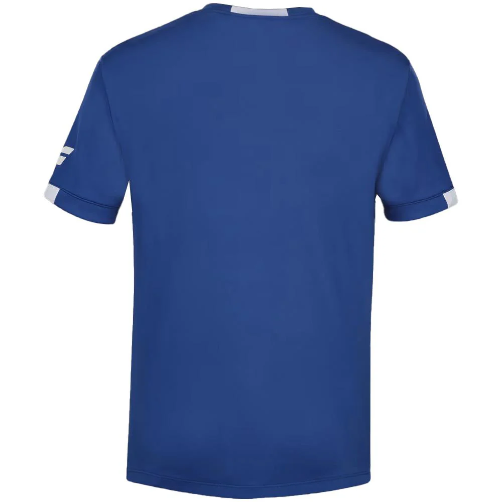 Babolat Men's Play Crew Neck Tee - Sodalite Blue - Image 3