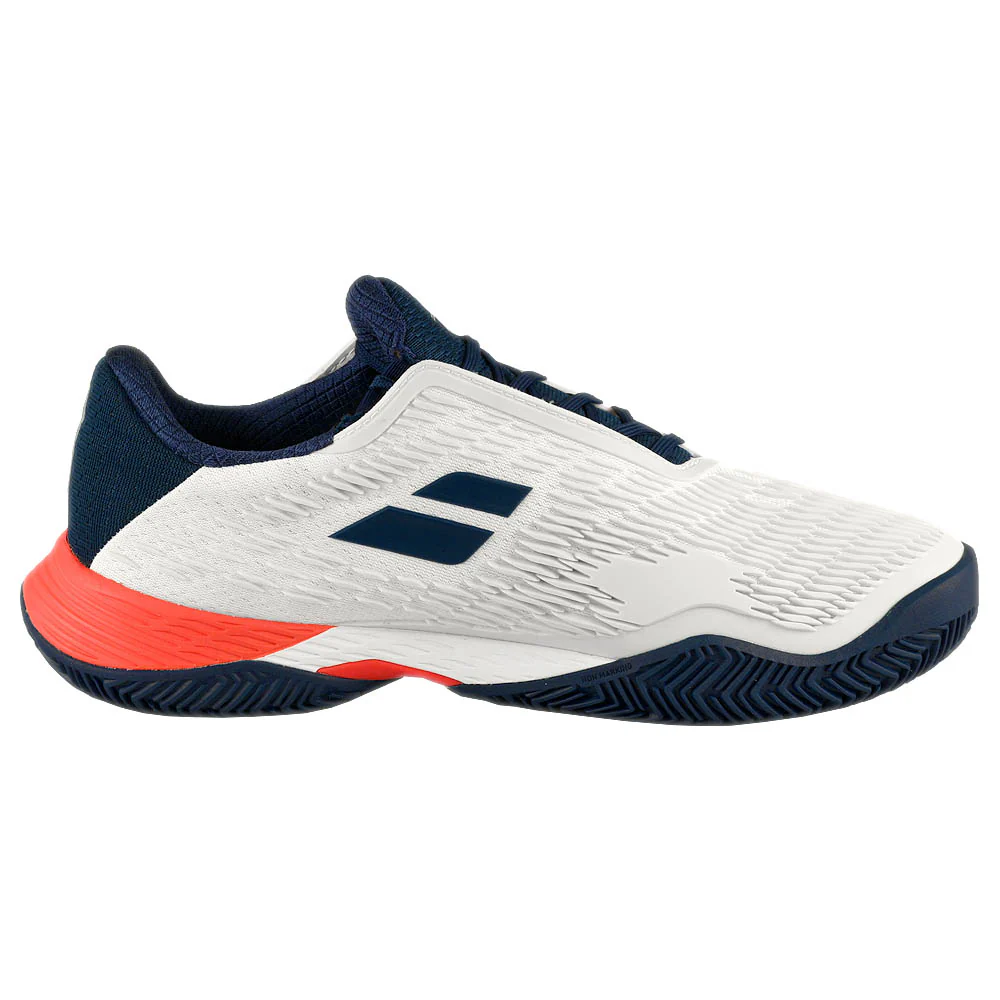 Babolat Men's Propulse Fury 3 - Clay - White/Estate Blue - Image 2