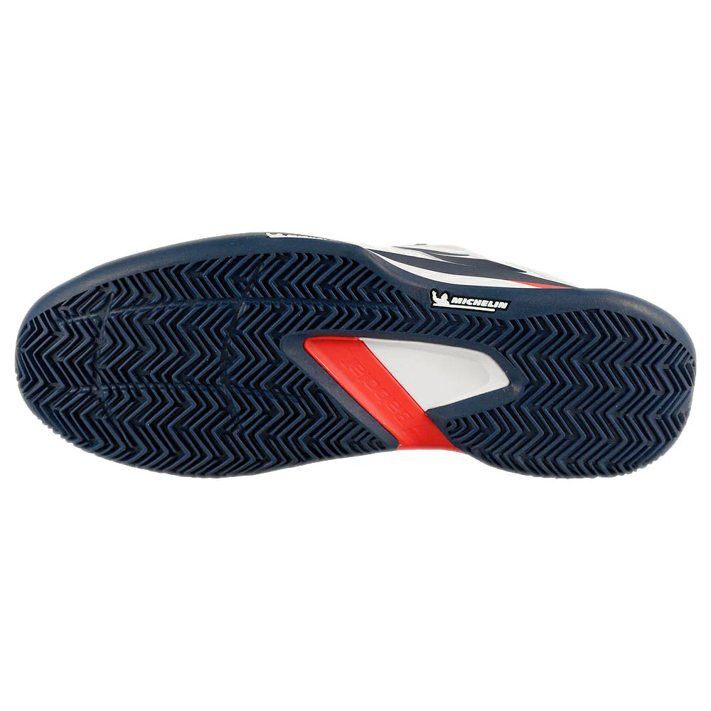 Babolat Men's Propulse Fury 3 - Clay - White/Estate Blue - Image 3