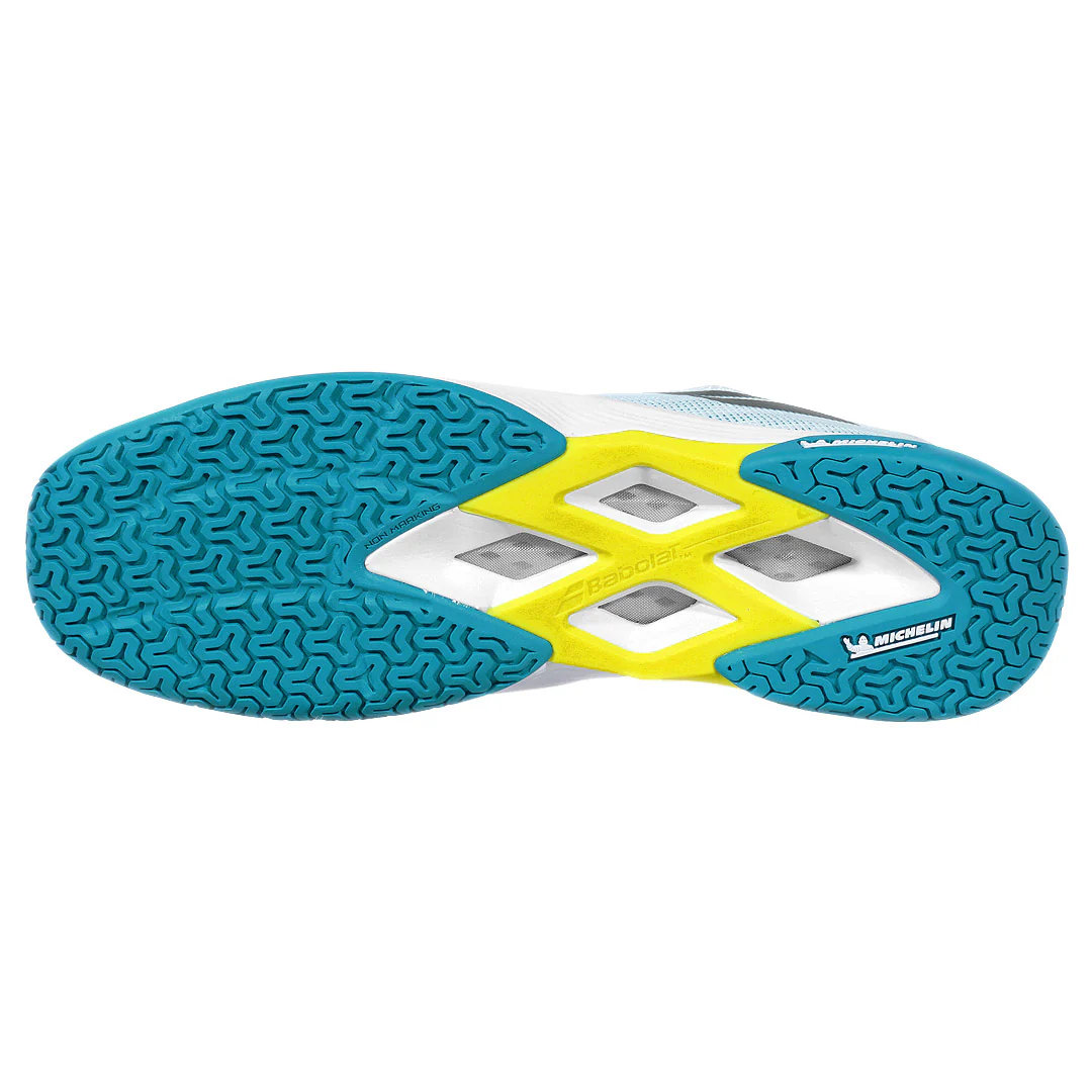 Babolat Men's Shadow Spirit 2 - White/Algier Blue - Image 3