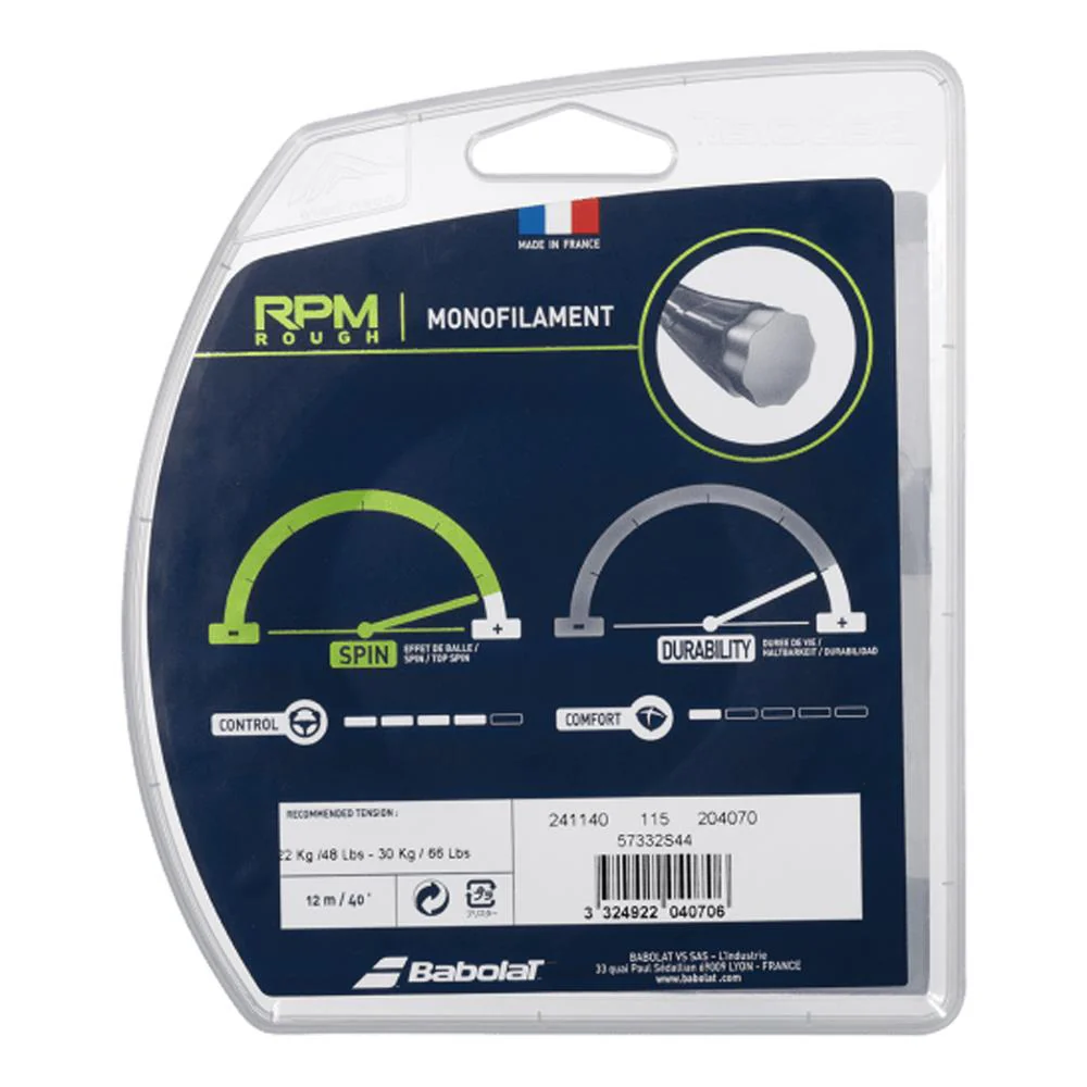 Babolat RPM Rough - Dark Grey - String Set - Image 2