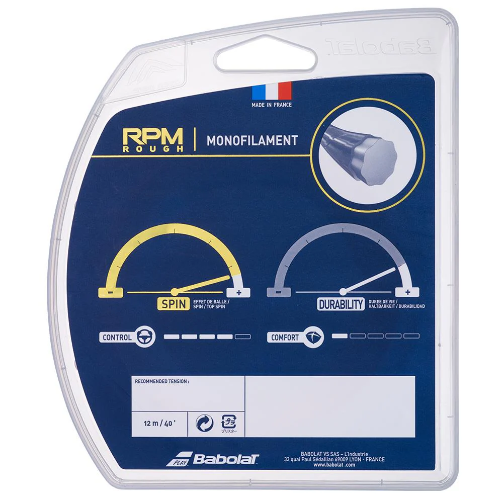 Babolat RPM Rough - Red - String Set - Image 2