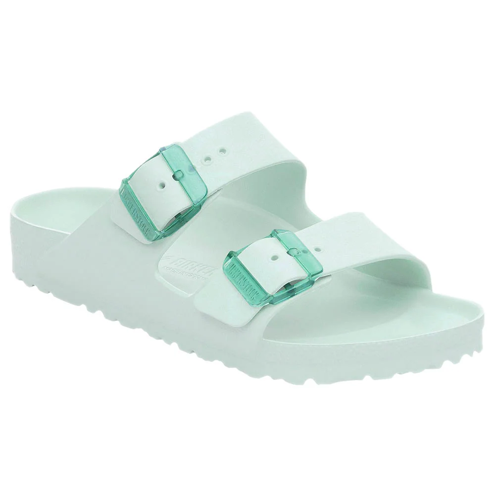 Birkenstock Unisex Arizona Stealth Buckle EVA - Narrow - Surf Green