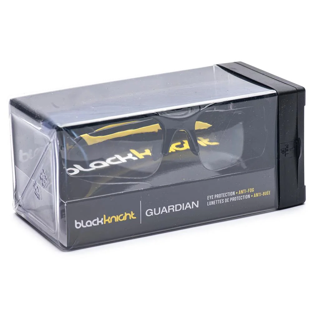 Black Knight Guardian Protective Eyewear - Black/Yellow - Image 2