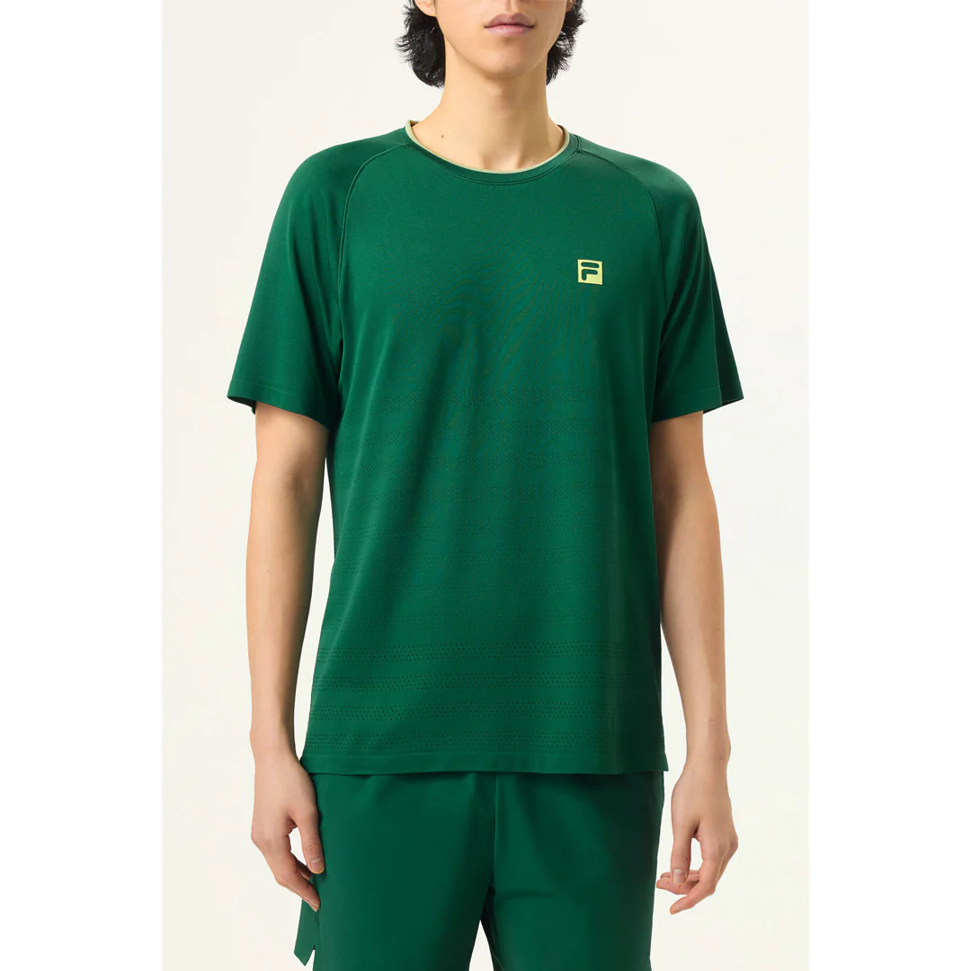 Fila Men's Ace Seamless Crew - Rainforest - Image 3
