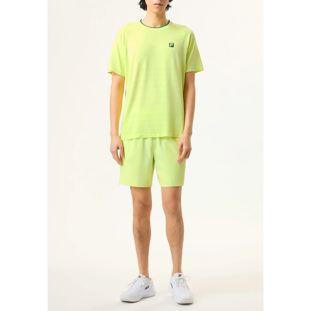 Fila Men's Ace Seamless Crew - Lime - Image 2