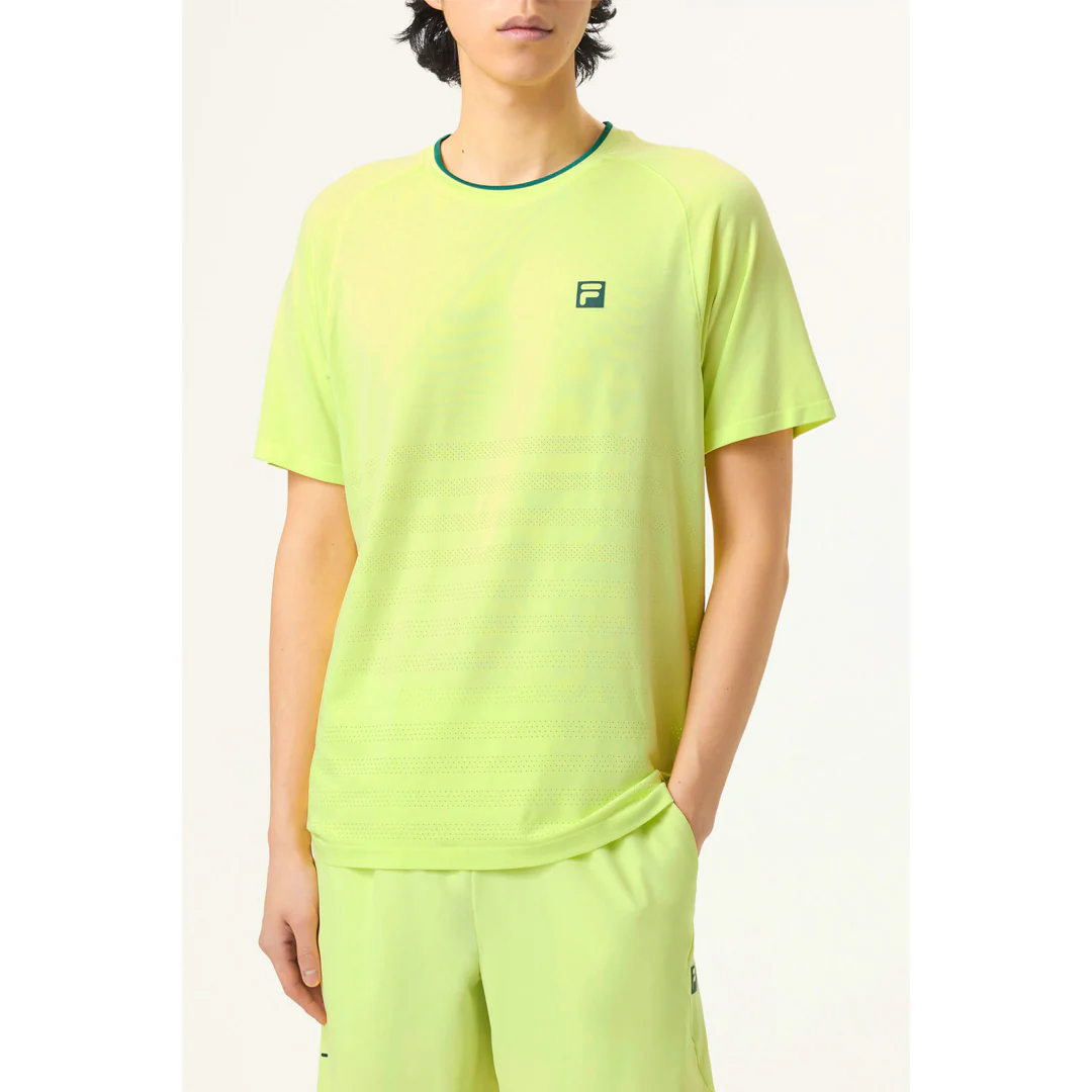 Fila Men's Ace Seamless Crew - Lime - Image 3
