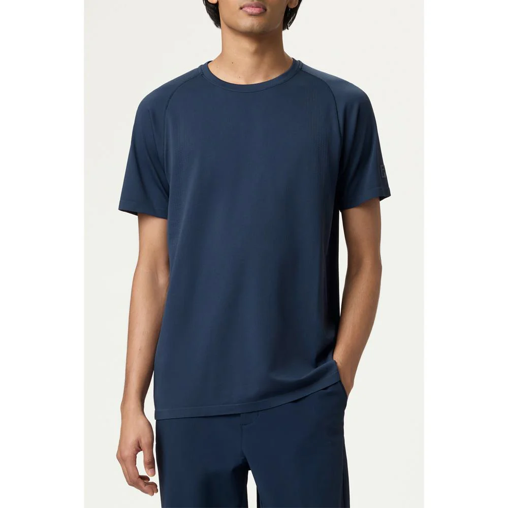 Fila Men's Casa Lucky Ace Seamless Crew - Fila Navy - Image 2