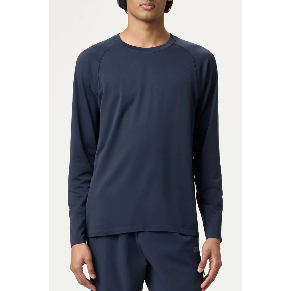 Fila Men's Casa Lucky Ace Seamless Longsleeve Top - Fila Navy - Image 2