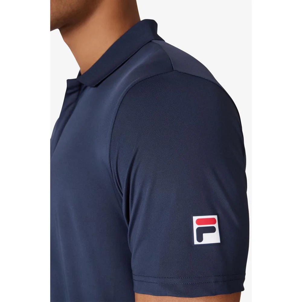 Fila Men's Essentials Tennis Polo - Navy - Image 3