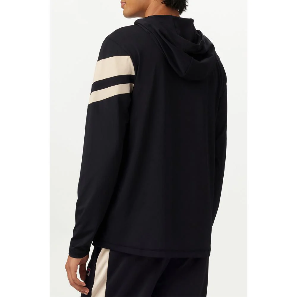 Fila Men's Essentials Longsleeve Hoody - Black/Angora - Image 3