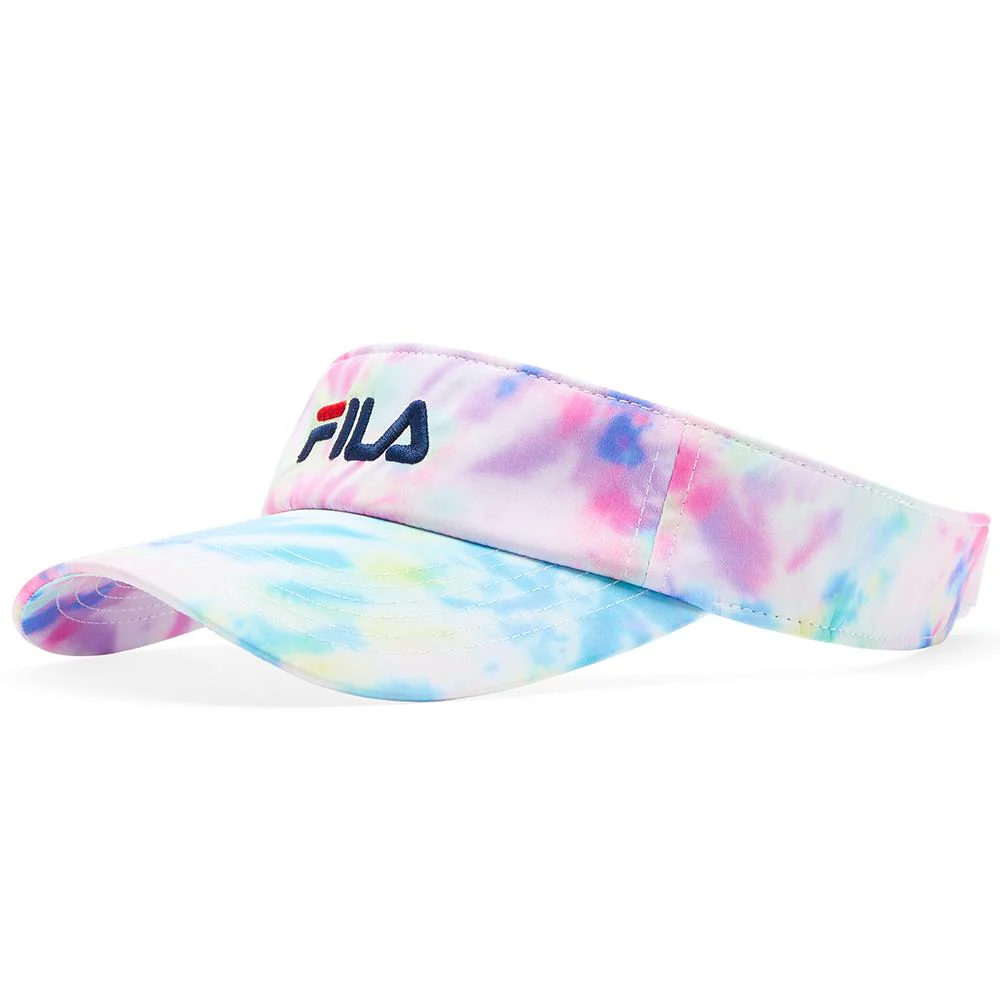 Fila Tie Dye Visor - White/Cotton Candy - Image 2