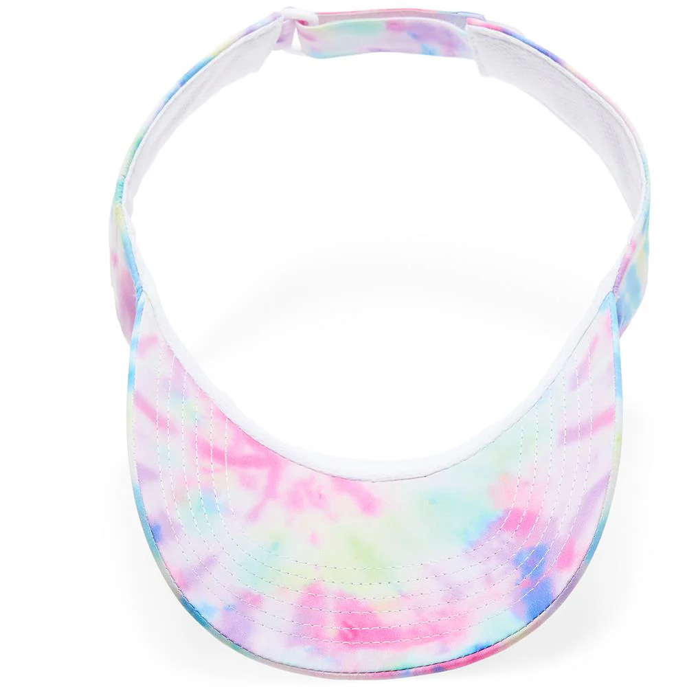 Fila Tie Dye Visor - White/Cotton Candy - Image 3