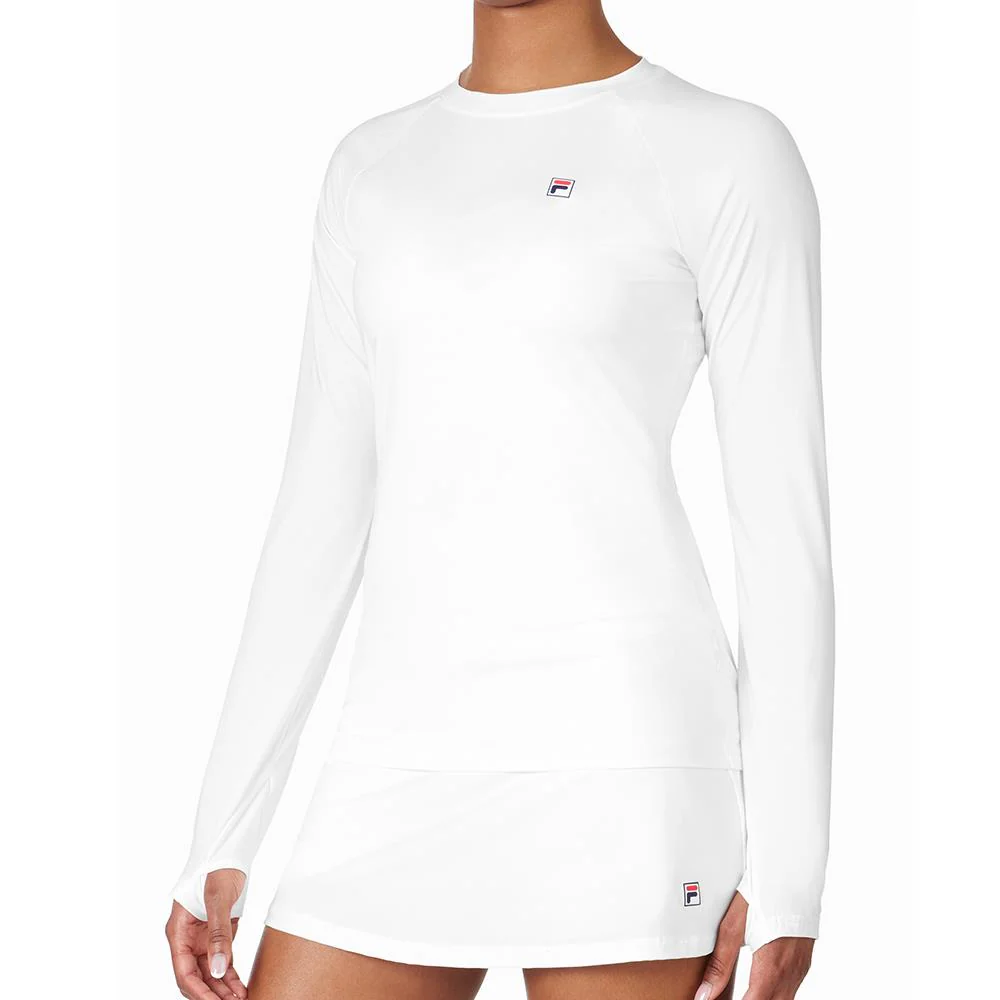 Fila Women's Essentials UV Blocker Long Sleeve - White - Image 2