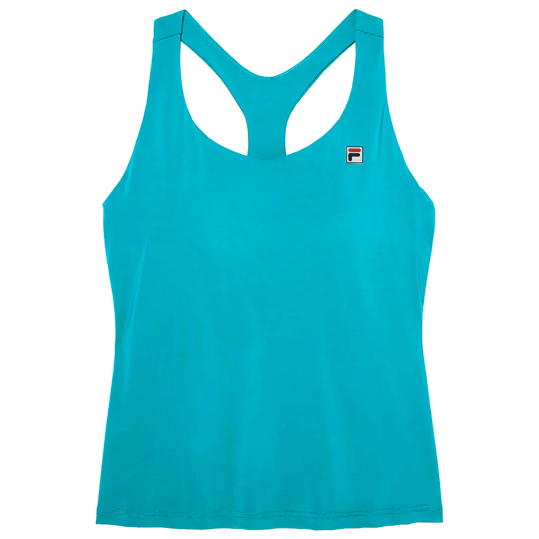 Fila Women's Essentials Racerback Tank - Scuba Blue