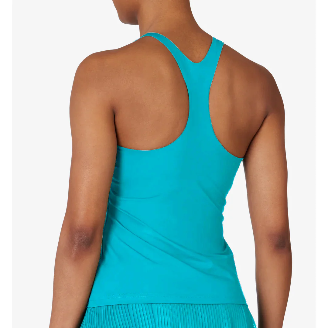 Fila Women's Essentials Racerback Tank - Scuba Blue - Image 3