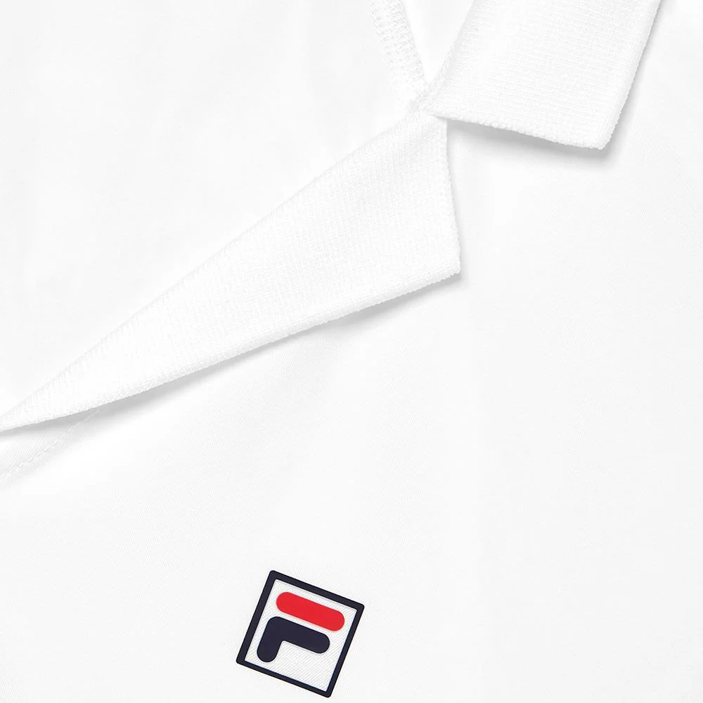 Fila Women's Essentials Short Sleeve Polo - White - Image 3
