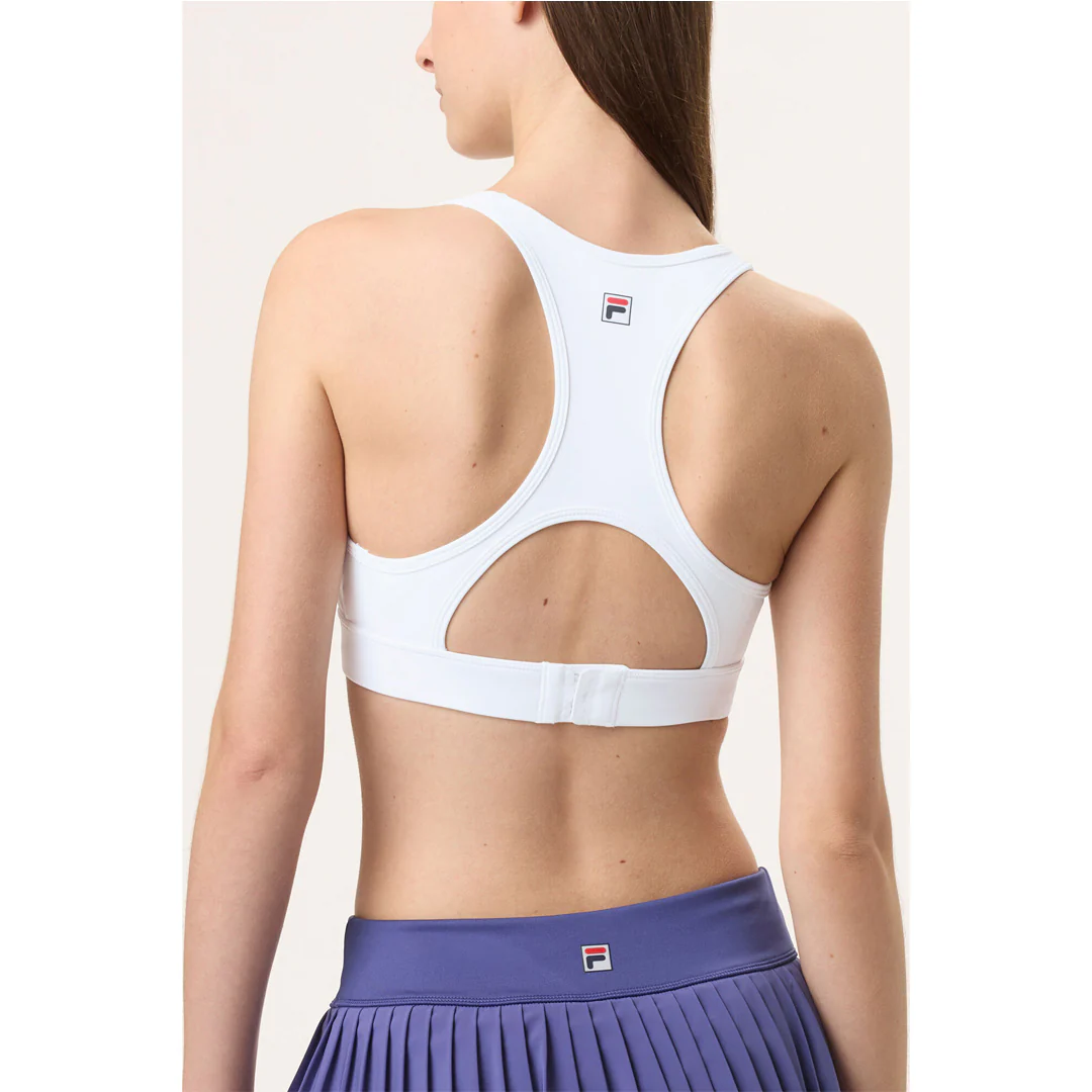 Fila Women's High Support Racerback Bra - White - Image 3