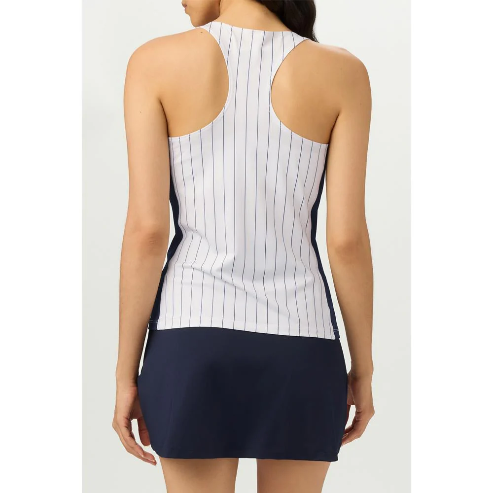Fila Women's Heritage Iconic Racerback - White/Fila Navy - Image 3