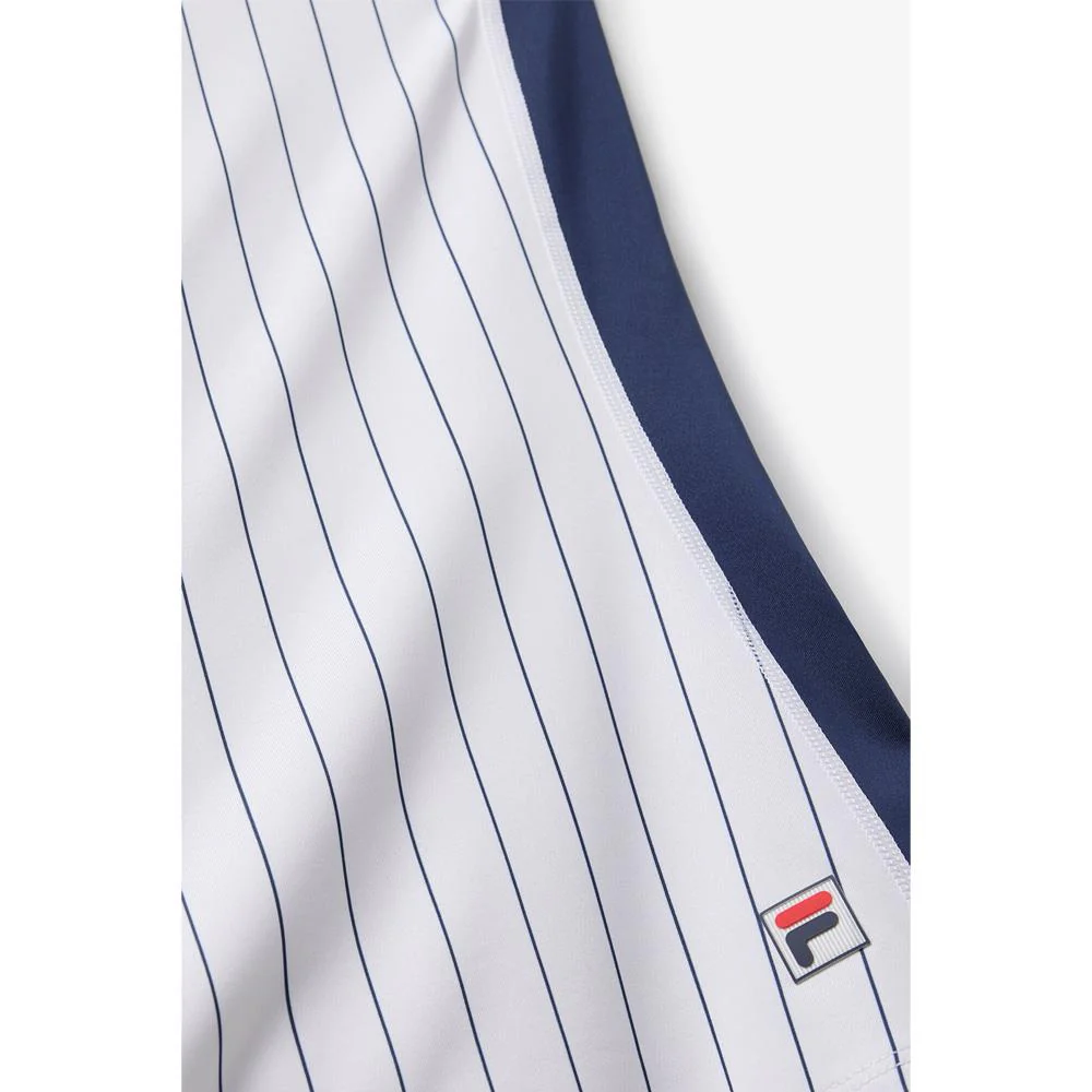 Fila Women's Heritage Iconic Racerback - White/Fila Navy - Image 4