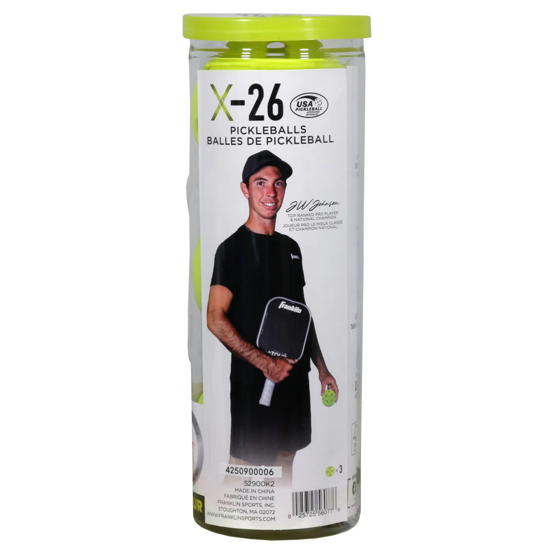 Franklin Pickleball X-26 Indoor 3 Pack - Lime Green - Image 2