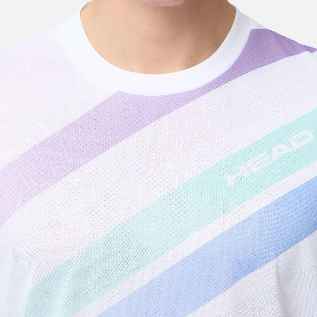 Head Men's Pro Tee - White/Multi - Image 4