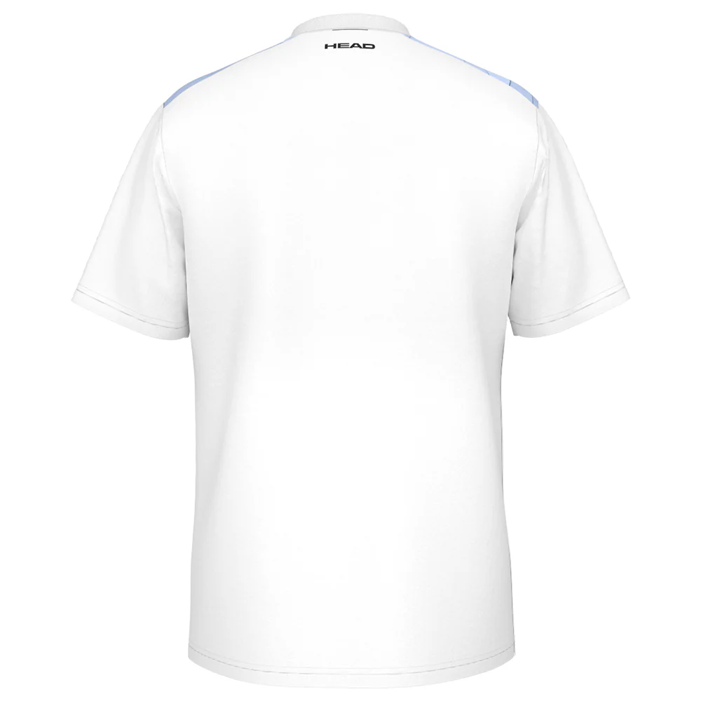 Head Boys Topspin T-Shirt - White/Blue - Image 2