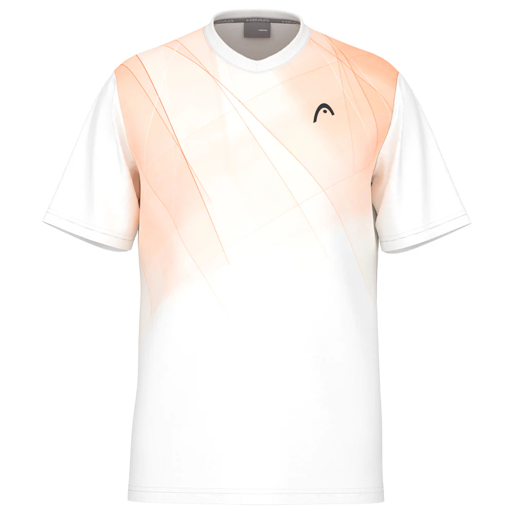 Head Boys Topspin T-Shirt - White/Campfire