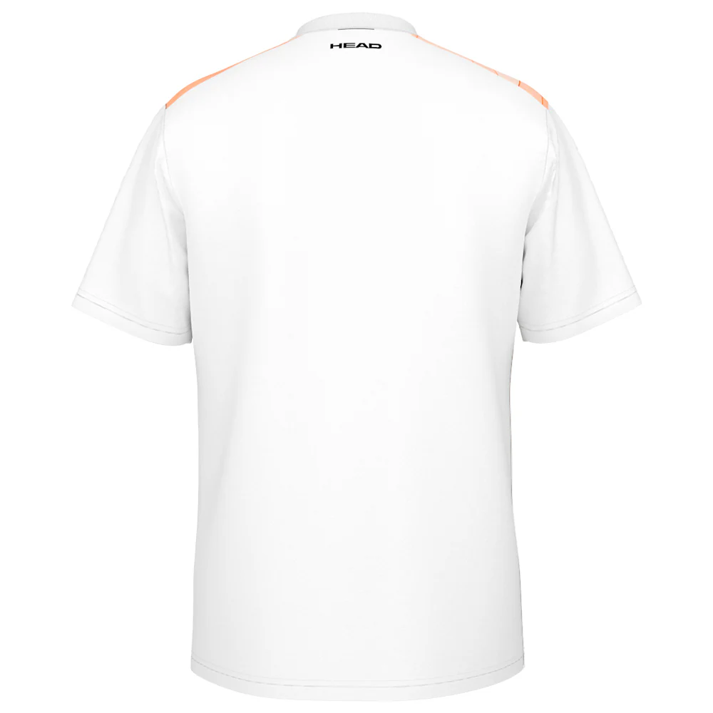 Head Boys Topspin T-Shirt - White/Campfire - Image 2