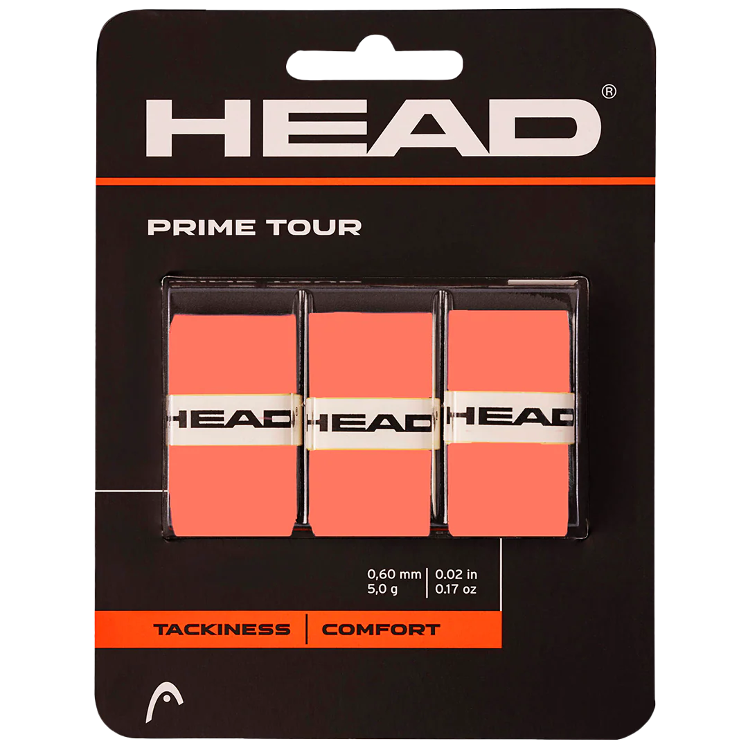 Head Prime Tour Overgrip - 3 Pack - Sienna