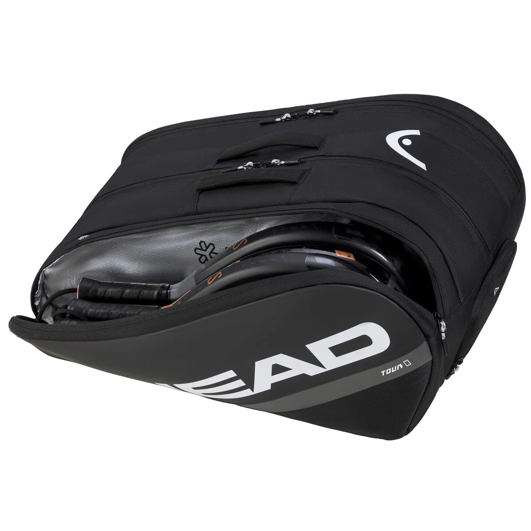 Head Tour Padel Bag L - Black/White - Image 2