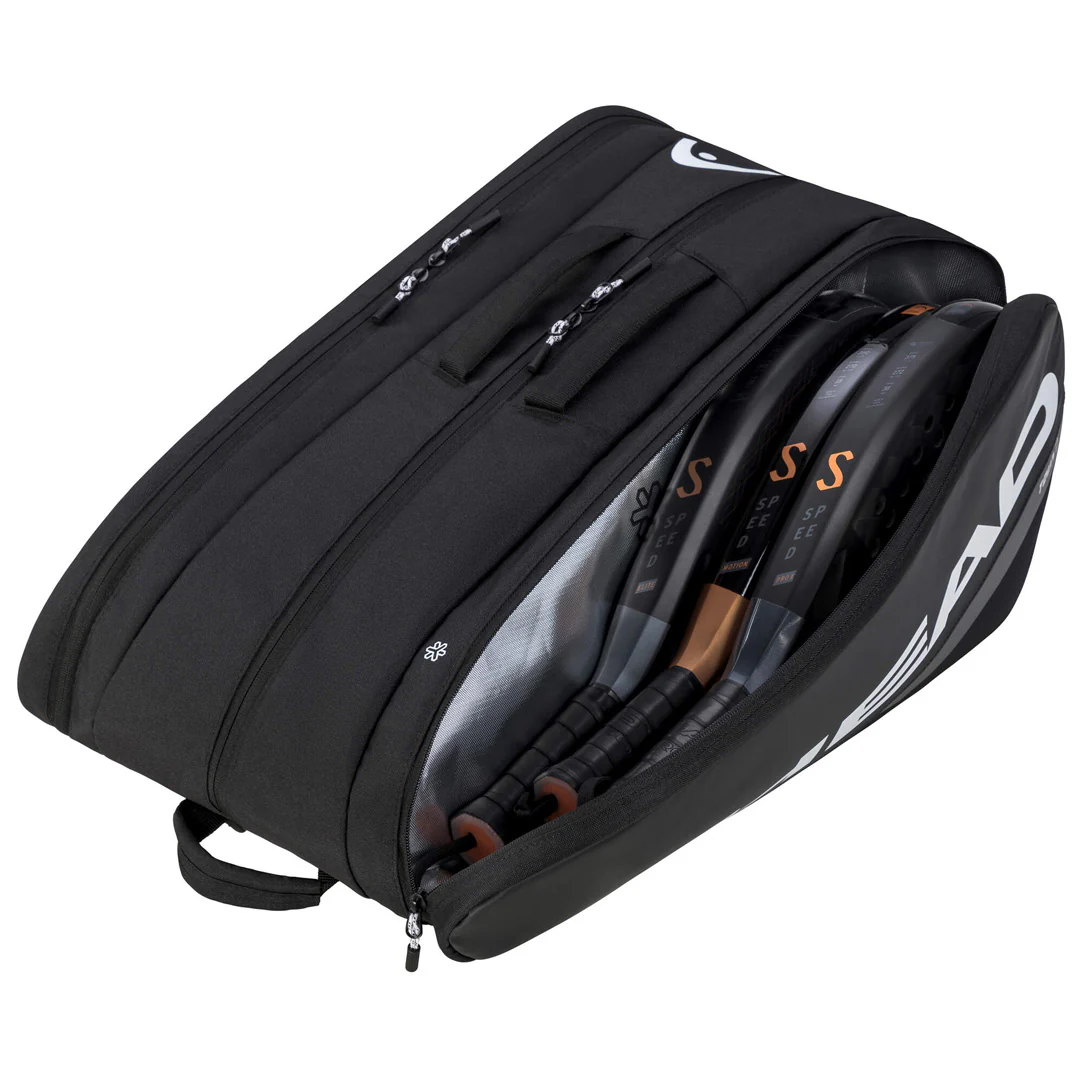 Head Tour Padel Bag L - Black/White - Image 3