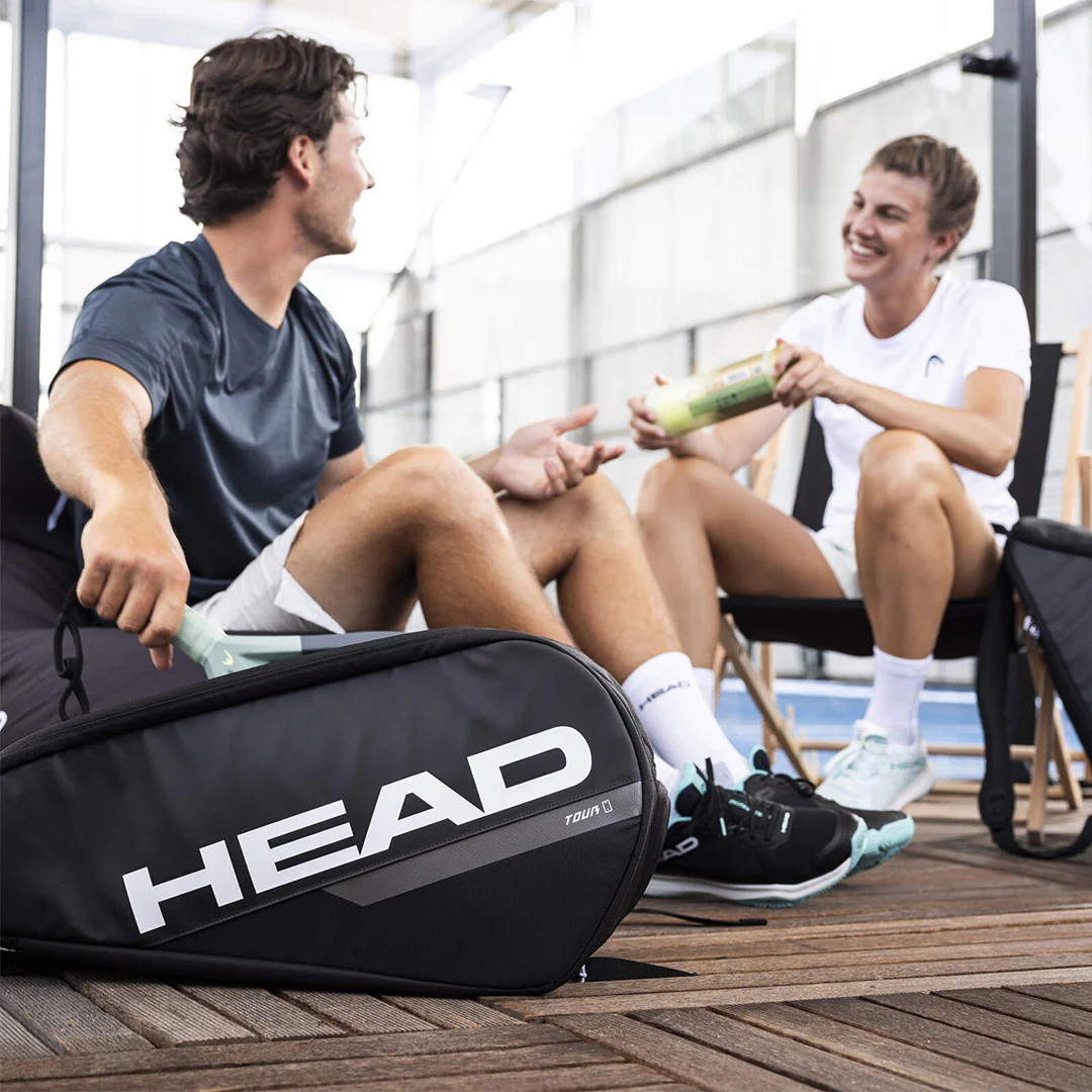 Head Tour Padel Bag L - Black/White - Image 4