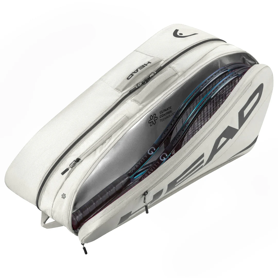 Head Tour Racquet Bag L - White/Black - Image 4