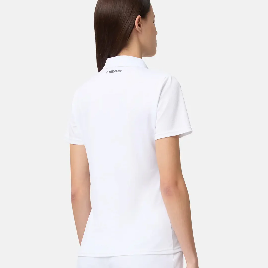 Head Women's Club Tech Polo - White - Image 3