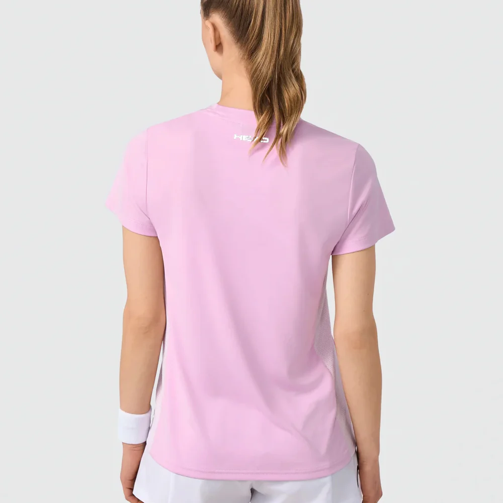 Head Women's Tie-Break Tee - Alight Lilac - Image 3