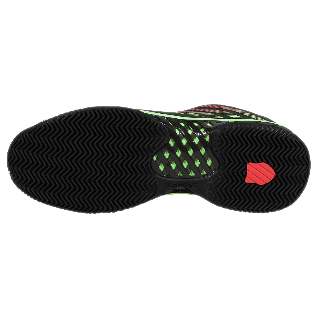 K-Swiss Men's Hypercourt Express 2 - Clay - Black/Soft Neon Green - Image 3