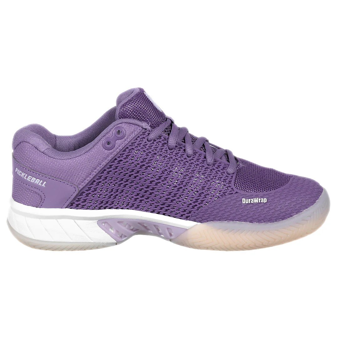 K-Swiss Women's Express Light Pickleball - Wide - Purple Haze/White - Image 2