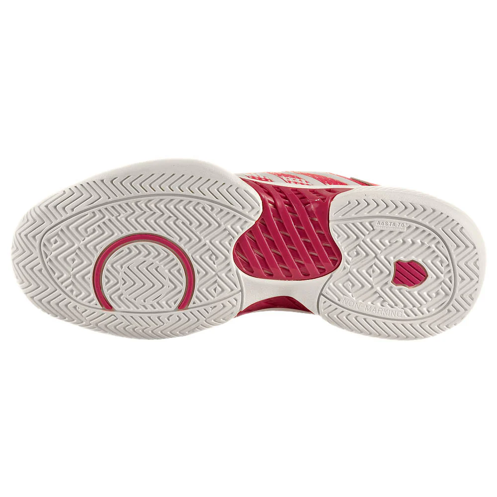 K-Swiss Women's Pickleball Supreme - Cloud Dancer/Raspberry Sorbet - Image 3