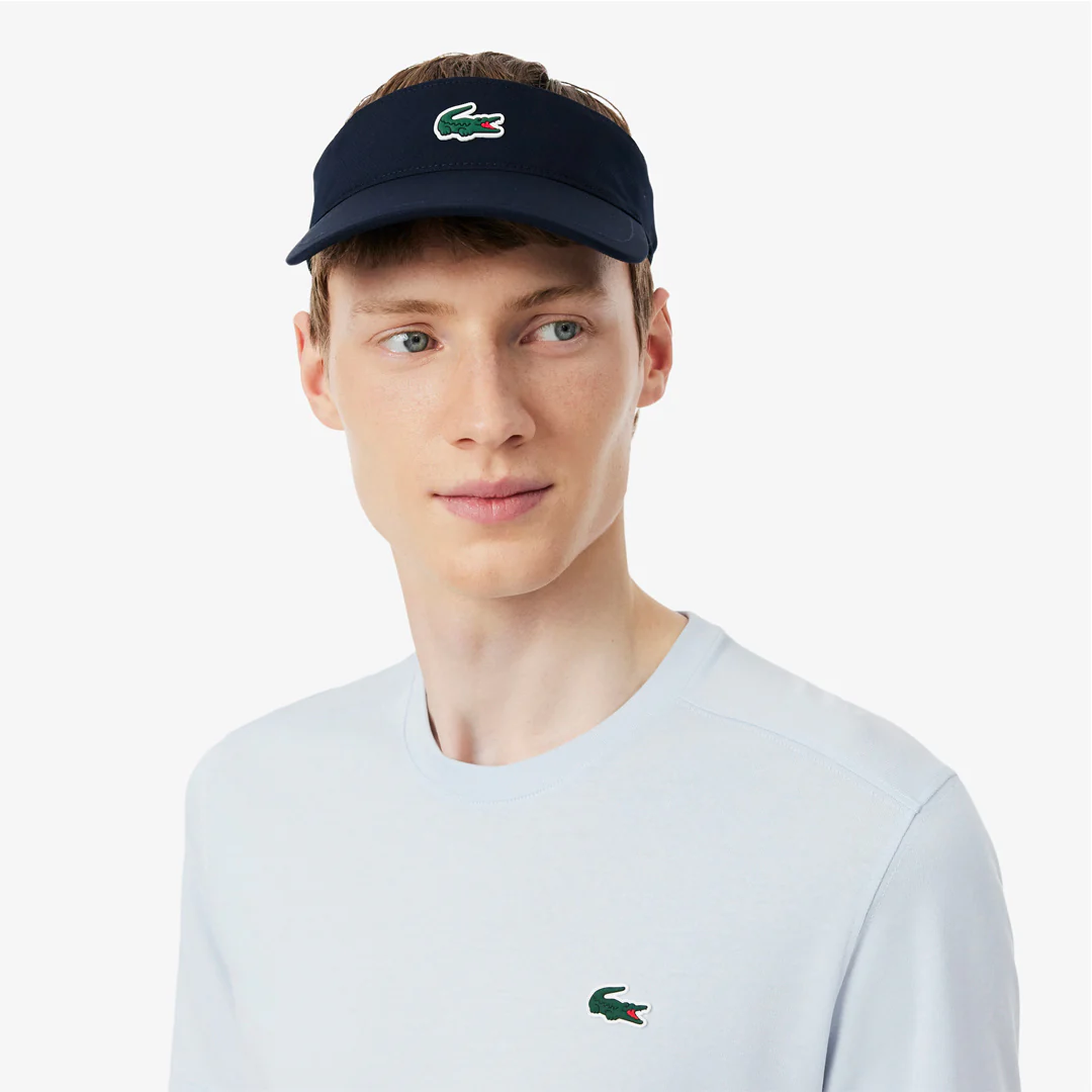 Lacoste Diamond Taffeta Sport Visor - Navy - Image 4